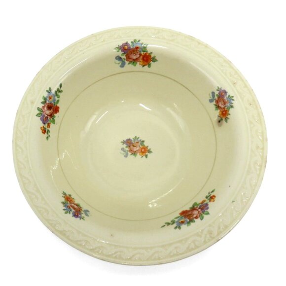 J&G Meakin Sunshine Floral CERAMIC BOWL Vintage Made in England 6 Inches - Picture 2 of 9